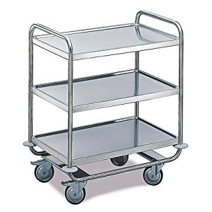 Tischwagen für Labor und Produktion, 3 Etagen, 1000 x 600 mm Tischwagen für Labor und Produktion, 3 Etagen, 1000 x 600 mm