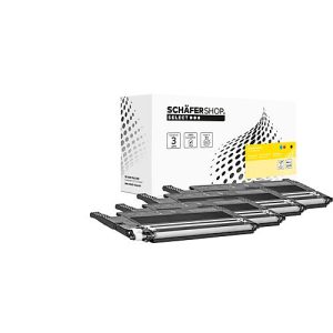 Toner Sparset Schäfer Shop Select, kompatibel zu HP 117 Serie CMYK, ca. 1000 DIN A4 Seiten schwarz & je ca. 700 DIN A4 Seiten cyan/magenta/gelb Toner Sparset Schäfer Shop Select, kompatibel zu HP 117 Serie CMYK, ca. 1000 DIN A4 Seiten schwarz & je ca. 700 DIN A4 Seiten cyan/magenta/gelb