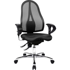 Topstar Bürostuhl SITNESS 15, Permanentkontakt, mit Armlehnen, Netzrücken, Fitness-Orthositz, schwarz Topstar Bürostuhl SITNESS 15, Permanentkontakt, mit Armlehnen, Netzrücken, Fitness-Orthositz, schwarz