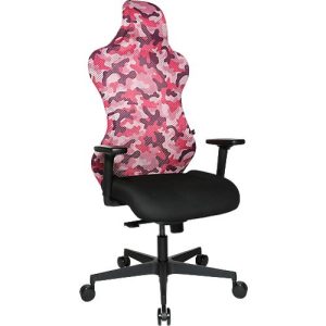 Topstar Bürostuhl Sitness RS Sport Camouflage, mit Armlehnen, 3D-Synchronmechanik, Muldensitz, Kopfstütze, pink/schwarz Topstar Bürostuhl Sitness RS Sport Camouflage, mit Armlehnen, 3D-Synchronmechanik, Muldensitz, Kopfstütze, pink/schwarz