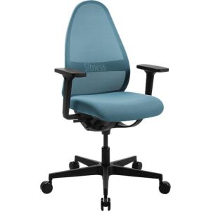 Topstar Bürostuhl Soft Sitness Art, Auto-Synchronmechanik, mit Armlehnen, Netzrückenlehne, Spezial-Muldensitz, blau Topstar Bürostuhl Soft Sitness Art, Auto-Synchronmechanik, mit Armlehnen, Netzrückenlehne, Spezial-Muldensitz, blau