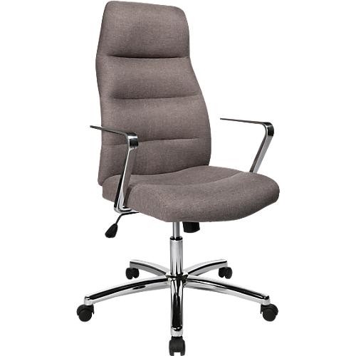 Topstar Chefsessel CHAIRMAN, mit Armlehnen, Stoff, braun