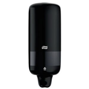 Tork® Spender 560008, für Flüssigseife und Desinfektionsgel, ‚Easy to use‘ zertifiziert, Kunststoff, schwarz