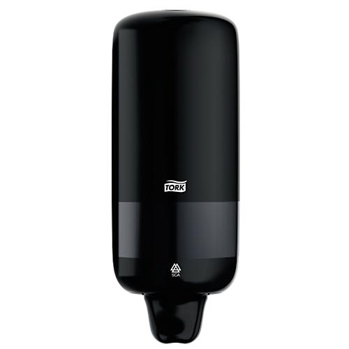 Tork® Spender 560008, für Flüssigseife und Desinfektionsgel, 'Easy to use' zertifiziert, Kunststoff, schwarz