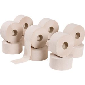 Tork® Toilettenpapier Natur Mini Jumbo 120377, 2-lagig, T2-kompatibel, 12 Rollen á 850 Blatt, 100 % Recyclingpapier, naturfarben Tork® Toilettenpapier Natur Mini Jumbo 120377, 2-lagig, T2-kompatibel, 12 Rollen á 850 Blatt, 100 % Recyclingpapier, naturfarben