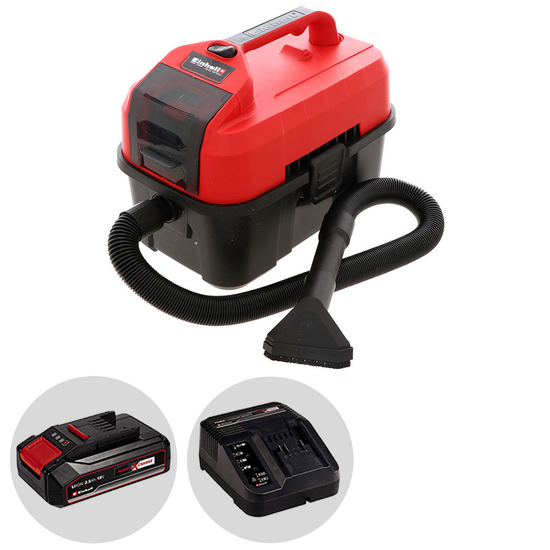 Tragbarer Akku Staubsauger Einhell TE-VC 18/10 Li - 18V 2.5Ah