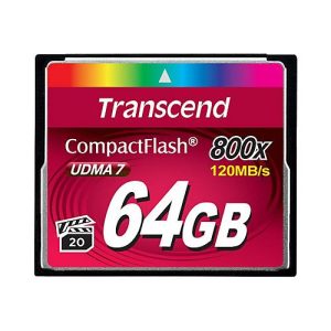 Transcend – Flash-Speicherkarte – 64 GB – 800x – CompactFlash Transcend – Flash-Speicherkarte – 64 GB – 800x – CompactFlash