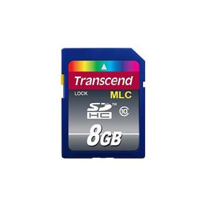 Transcend – Flash-Speicherkarte – 8 GB – Class 10 – SDHC Transcend – Flash-Speicherkarte – 8 GB – Class 10 – SDHC