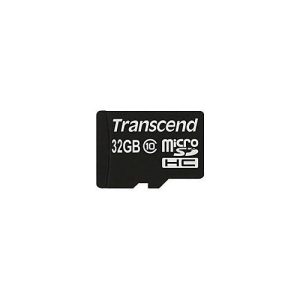 Transcend – Flash-Speicherkarte (microSDHC/SD-Adapter inbegriffen) – 32 GB – Class 10 – microSDHC Transcend – Flash-Speicherkarte (microSDHC/SD-Adapter inbegriffen) – 32 GB – Class 10 – microSDHC