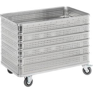 Transportwagen aus Aluminium, ohne Deckel, 430 l Transportwagen aus Aluminium, ohne Deckel, 430 l