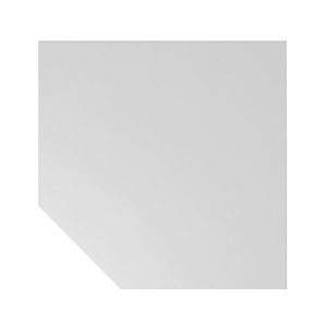 Trapezplatte JENA, Stützfuß, B 1200 x T 1200 x H 720 mm, Gestell verchromt, lichtgrau Trapezplatte JENA, Stützfuß, B 1200 x T 1200 x H 720 mm, Gestell verchromt, lichtgrau