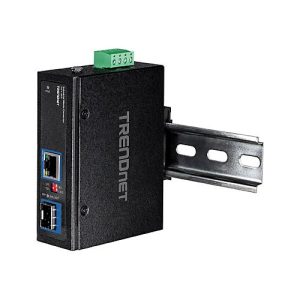 TRENDnet TI-F11SFP – Medienkonverter – 1GbE – 10Base-T, 100Base-TX, 1000Base-T – RJ-45 / SFP (mini-GBIC) – TAA-konform