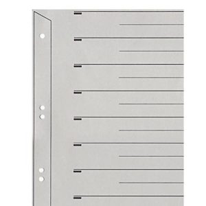 Trennblätter Nr. 6097, DIN A4, grau, 200 g/m², 100 Stück Trennblätter Nr. 6097, DIN A4, grau, 200 g/m², 100 Stück
