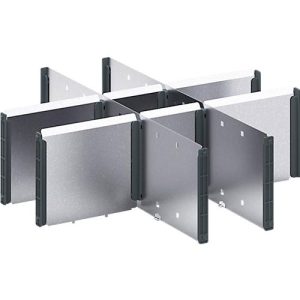 Trennwände bott verso, für Schubladen, für Fronthöhe 175 mm, B 525 x T 550 x H 30 mm, Stahlblech