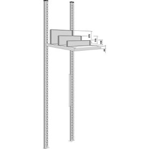 Trennwand, freistehend, für Regaltiefe 300 mm, H 100 mm Trennwand, freistehend, für Regaltiefe 300 mm, H 100 mm