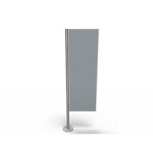 Trennwand, Silent Line Plus, 550 x 2000 mm, hellgrau Trennwand, Silent Line Plus, 550 x 2000 mm, hellgrau