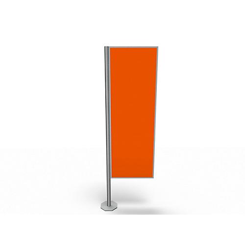 Trennwand, Silent Line Plus, 550 x 2000 mm, orange