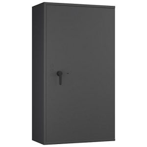 Tresor Lyra 18, Klasse I nach EN 1143-1, 341 l, Türanschlag rechts, Doppelbartschloss, 4 Fachböden, B 850 x T 420 x H 1550 mm, graphitgrau RAL 7024 Tresor Lyra 18, Klasse I nach EN 1143-1, 341 l, Türanschlag rechts, Doppelbartschloss, 4 Fachböden, B 850 x T 420 x H 1550 mm, graphitgrau RAL 7024