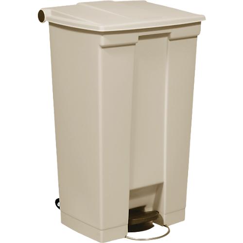 Tretabfalleimer Rubbermaid Legacy, 87 Liter, Step-on, Deckeldämpfer, Kunststoff, beige