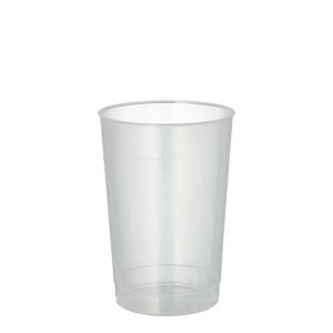 Trinkbecher Papstar Circulware by Havel, Mehrweg, mit Füllstrich, unzerbrechlich, spülmaschinengeeignet, recycelbar, Ø 68 x H 98 mm, PP, transluzent, 40 Stück Trinkbecher Papstar Circulware by Havel, Mehrweg, mit Füllstrich, unzerbrechlich, spülmaschinengeeignet, recycelbar, Ø 68 x H 98 mm, PP, transluzent, 40 Stück