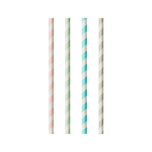 Trinkhalme Papstar Stripes, Einweg, L 200 x Ø 6 mm, aus FSC®-zertifiziertem Papier, farbsortiert, 100 Stück Trinkhalme Papstar Stripes, Einweg, L 200 x Ø 6 mm, aus FSC®-zertifiziertem Papier, farbsortiert, 100 Stück