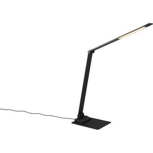 TRIO LED-Tischleuchte TRAVIS, 6,5 W, 650 lm, dimmbar, USB-Ladefunktion, schwarz