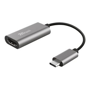 Trust Dalyx – Videoadapter – HDMI weiblich zu 24 pin USB-C männlich – 20 cm – 4K Unterstützung, 1080p-Unterstützung Trust Dalyx – Videoadapter – HDMI weiblich zu 24 pin USB-C männlich – 20 cm – 4K Unterstützung, 1080p-Unterstützung
