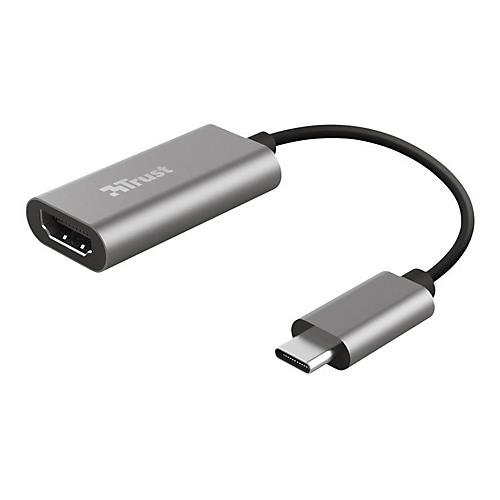 Trust Dalyx - Videoadapter - HDMI weiblich zu 24 pin USB-C männlich - 20 cm - 4K Unterstützung, 1080p-Unterstützung