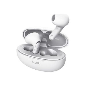 Trust Yavi – True Wireless-Kopfhörer mit Mikrofon – im Ohr – Bluetooth – weiß Trust Yavi – True Wireless-Kopfhörer mit Mikrofon – im Ohr – Bluetooth – weiß
