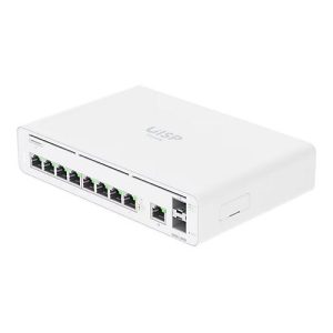 Ubiquiti UISP – Switch – managed – 9 x 10/100/1000 + 2 x 1 Gigabit / 10 Gigabit SFP+ – Desktop, an Rack montierbar