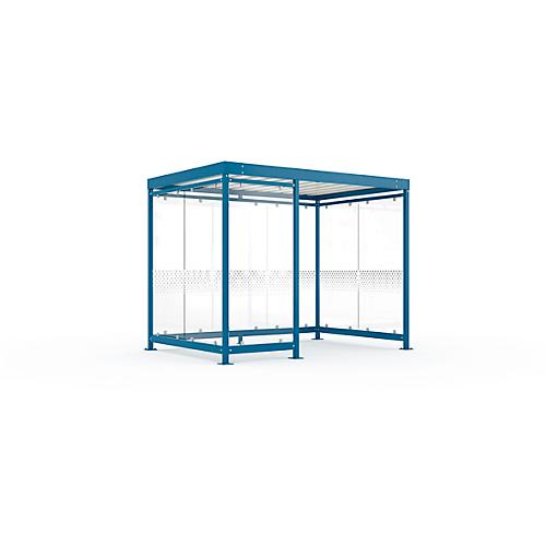 Überdachungssystem WSM Köln K3 c/b, B 3180 x T 2165 x H 2510 mm, Bausatz, grauweiß RAL 9002
