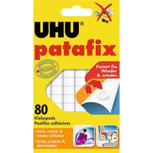 UHU patafix Klebepads, weiß, 80 Stück UHU patafix Klebepads, weiß, 80 Stück