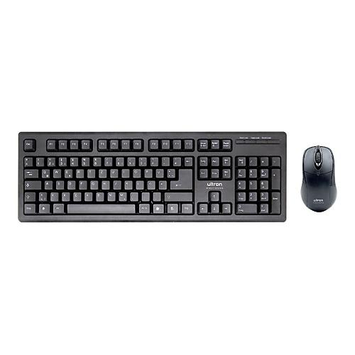 Ultron UMC-200 - Tastatur-und-Maus-Set - USB - QWERTZ - Deutsch - Schwarz