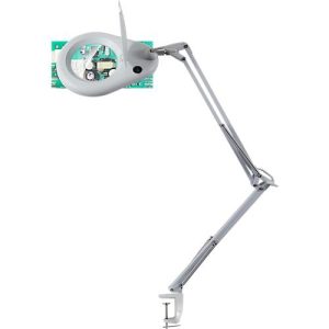 Unilux LED-Lupenleuchte ZOOM, 175 % Vergrößerung, 6 W LED, Doppelgelenkarm, weiß Unilux LED-Lupenleuchte ZOOM, 175 % Vergrößerung, 6 W LED, Doppelgelenkarm, weiß