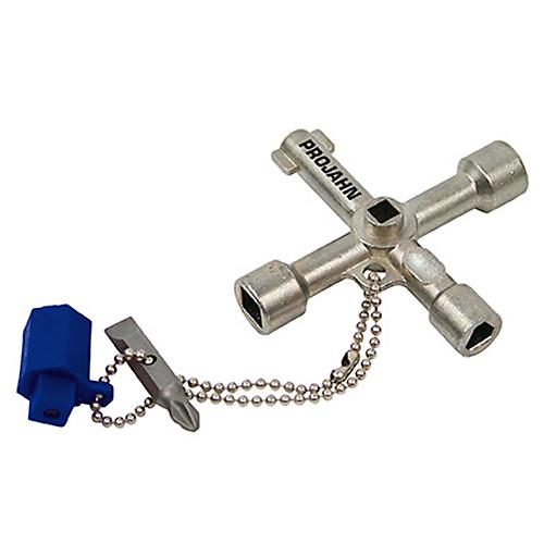 Universalschlüssel PROJAHN BASIC, 1/4' , Zink-Druckguss, inkl. Kette/Bit/Wendebit