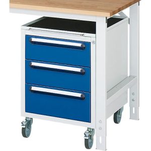 Unterbau-Roll-Container, Schublade 2 x 150 mm + 1 x 180 mm Unterbau-Roll-Container, Schublade 2 x 150 mm + 1 x 180 mm