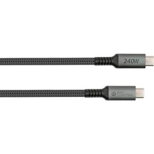 USB 2.0 Lade/-Datenkabel Good Connections, USB-C an USB-C, Leistung 240 W, bis 480 Mbit/s, Länge 0,5 m, schwarz USB 2.0 Lade/-Datenkabel Good Connections, USB-C an USB-C, Leistung 240 W, bis 480 Mbit/s, Länge 0,5 m, schwarz