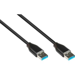 USB 3.2 Anschlusskabel Good Connections, USB-A an USB-A, bis 10 Gbit/s, Länge 0,5 m, schwarz USB 3.2 Anschlusskabel Good Connections, USB-A an USB-A, bis 10 Gbit/s, Länge 0,5 m, schwarz