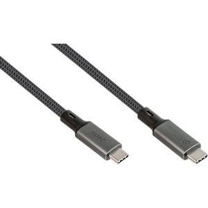 USB 4.0 Lade/-Datenkabel Good Connections, USB-C an USB-C, Leistung 240 W, bis 40 Gbit/s, Länge 0,5 m, schwarz USB 4.0 Lade/-Datenkabel Good Connections, USB-C an USB-C, Leistung 240 W, bis 40 Gbit/s, Länge 0,5 m, schwarz