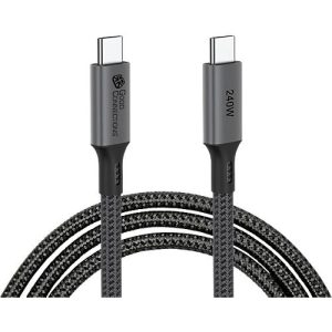 USB 4.0 Lade/-Datenkabel Good Connections, USB-C an USB-C, Leistung 240 W, bis 40 Gbit/s, Länge 1,8 m, schwarz USB 4.0 Lade/-Datenkabel Good Connections, USB-C an USB-C, Leistung 240 W, bis 40 Gbit/s, Länge 1,8 m, schwarz