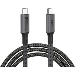 USB 4.0 Lade/-Datenkabel Good Connections, USB-C an USB-C, Leistung 240 W, bis 40 Gbit/s, Länge 1 m, schwarz USB 4.0 Lade/-Datenkabel Good Connections, USB-C an USB-C, Leistung 240 W, bis 40 Gbit/s, Länge 1 m, schwarz