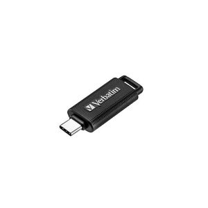 USB-C-Stick Verbatim Store ’n‘ Go, 64 GB, Retractable Typ-C, 100MB/s Lesegeschwindigkeit & 20 MB/s Schreibgeschwindigkeit, schwarz USB-C-Stick Verbatim Store ’n‘ Go, 64 GB, Retractable Typ-C, 100MB/s Lesegeschwindigkeit & 20 MB/s Schreibgeschwindigkeit, schwarz