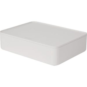 Utensilienbox HAN Allison Smart-Organizer, stapelbar, mit Deckel, rutschfeste Gummifüße, ABS-Kunststoff, weiß Utensilienbox HAN Allison Smart-Organizer, stapelbar, mit Deckel, rutschfeste Gummifüße, ABS-Kunststoff, weiß