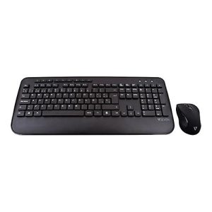 V7 CKW300ES – Tastatur-und-Maus-Set – kabellos – QWERTY – Spanisch