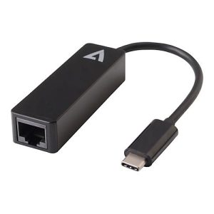 V7 – Netzwerkadapter – USB-C – 1GbE – Schwarz