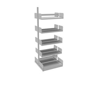 Variabo Freiarmregal, Anbaufeld, doppelseitig, 250 mm Fachtiefe, 750 x 2000 mm Variabo Freiarmregal, Anbaufeld, doppelseitig, 250 mm Fachtiefe, 750 x 2000 mm