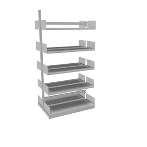 Variabo Freiarmregal, Anbaufeld, doppelseitig, 300 mm Fachtiefe, 1000 x 2000 mm Variabo Freiarmregal, Anbaufeld, doppelseitig, 300 mm Fachtiefe, 1000 x 2000 mm