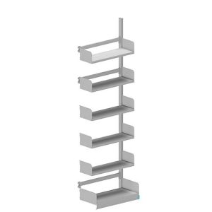 Variabo Freiarmregal, Anbaufeld, einseitig, 250 mm Fachbodentiefe, 750 x 2500 mm Variabo Freiarmregal, Anbaufeld, einseitig, 250 mm Fachbodentiefe, 750 x 2500 mm