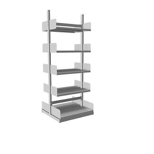 Variabo Freiarmregal, Grundfeld, doppelseitig, 250 mm Fachtiefe, 750 x 2000 mm Variabo Freiarmregal, Grundfeld, doppelseitig, 250 mm Fachtiefe, 750 x 2000 mm
