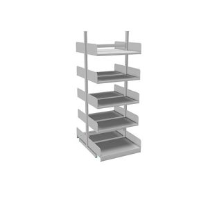 Variabo Freiarmregal, Grundfeld, doppelseitig, 400 mm Fachtiefe, 750 x 2000 mm Variabo Freiarmregal, Grundfeld, doppelseitig, 400 mm Fachtiefe, 750 x 2000 mm